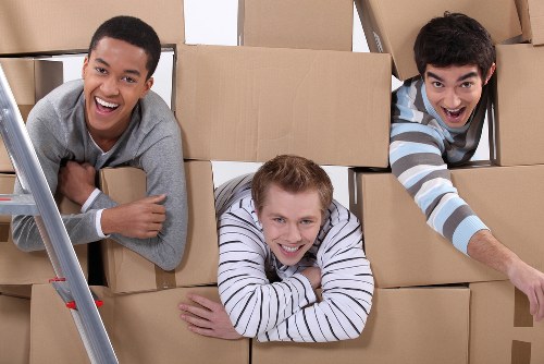 Careful handling of belongings during a removal van service in Merton