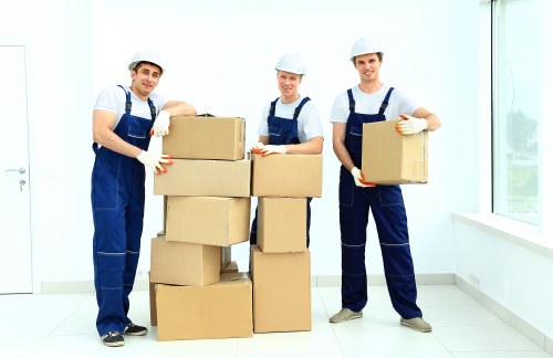 Man with a van service helping with a home move in Merton