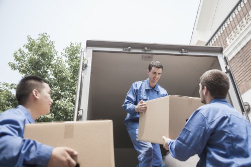 Local removal van Merton service handling belongings safely
