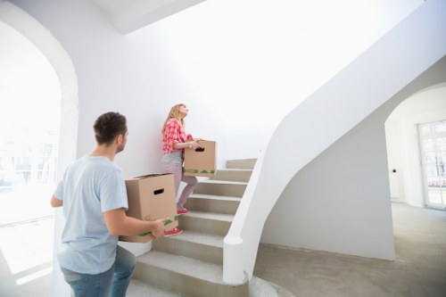 Professional movers handling a short notice house move in Merton
